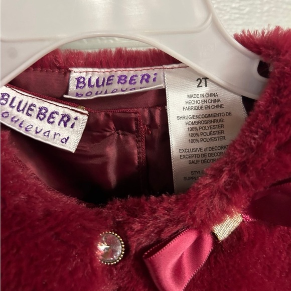 Toddler dress
Color : burgundy
Size:2t - Picture 2 of 5